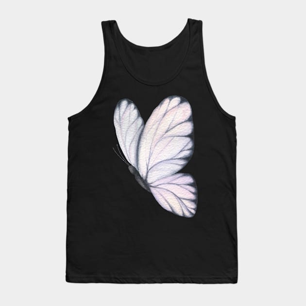 Watercolor Butterfly Tank Top by Cordata